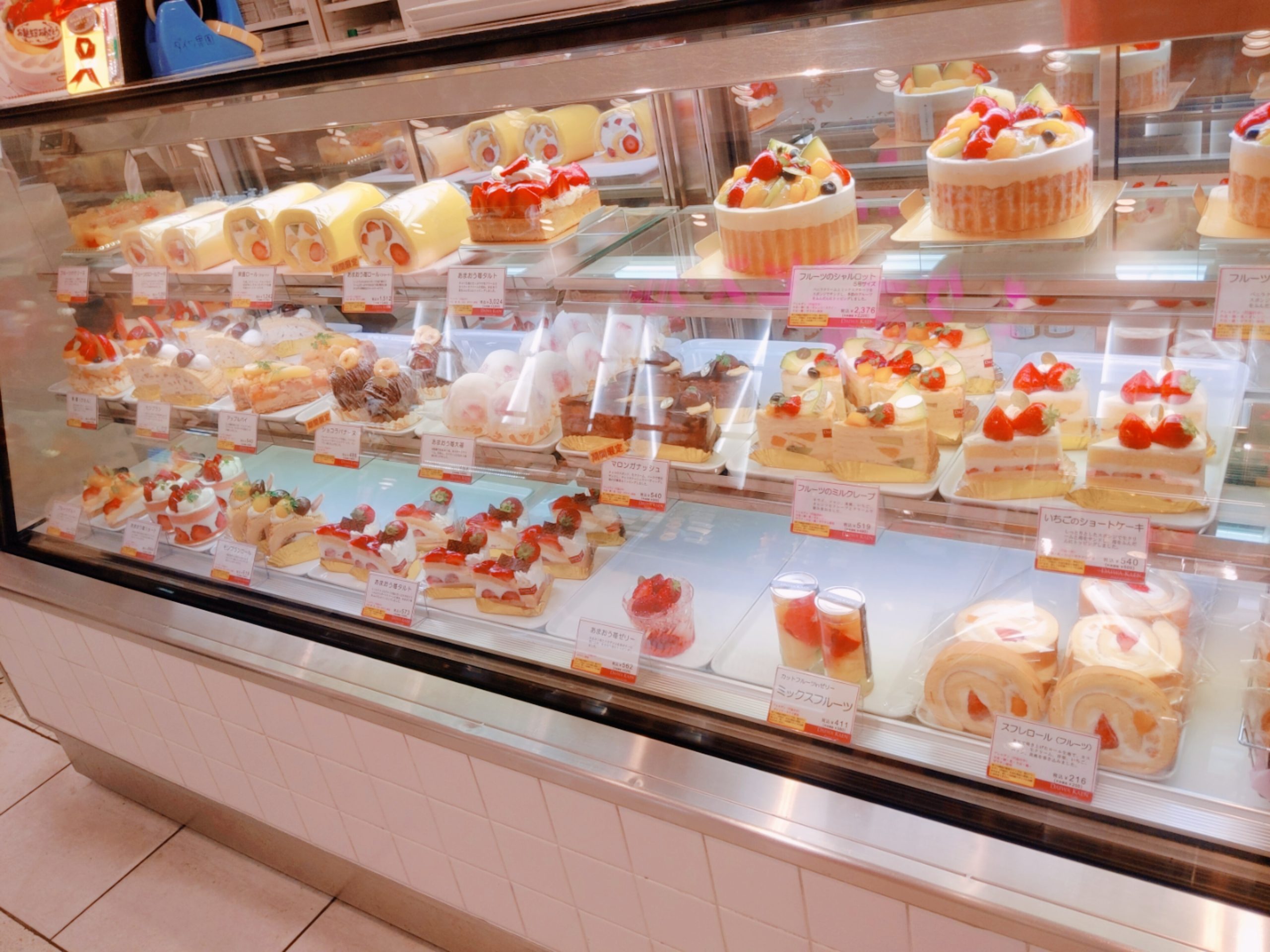 美味しいいちごショートケーキを探し求めてダイワ果園 近鉄百貨店奈良店